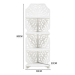 4-tier White Corner Plant Display Stand