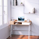 Computer Desk, Pc Workstation, Metal Frame