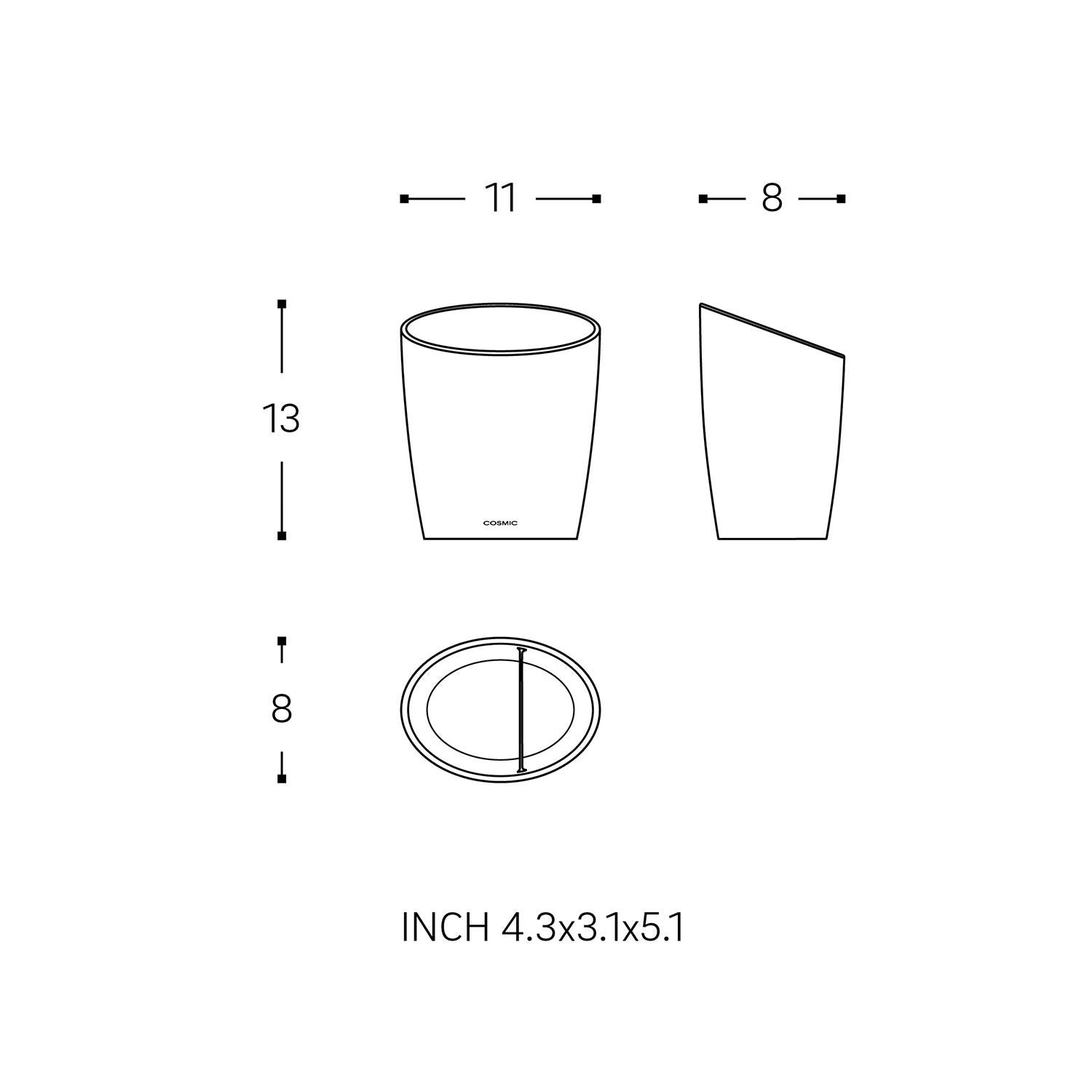 Toothbrush Holder, Matt Grey, Unique Design, Soft Finish, Saku Collection
