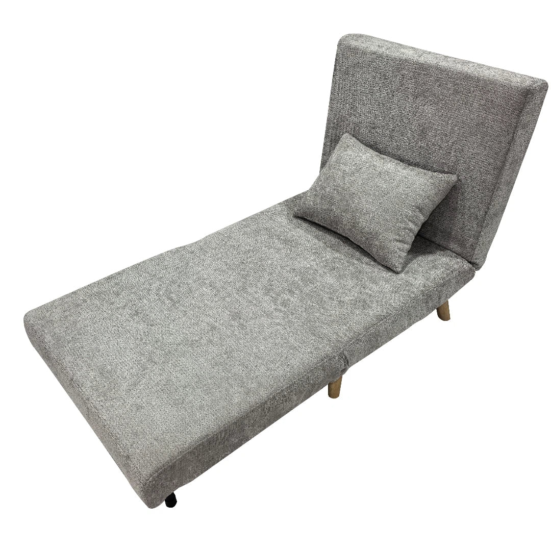 Joel Uno Single Chair Sofa Bed | One Size | Grey