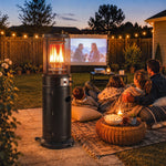 Gas Patio Heater, 11 Kw Portable Propane Outdoor Heater, Black