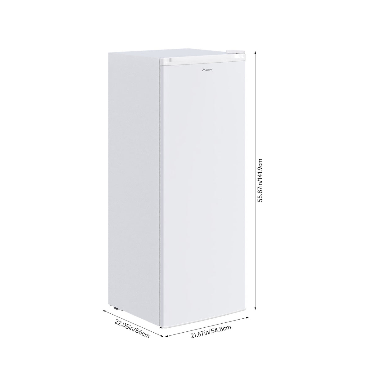 Airoa 175l White Upright Freezer