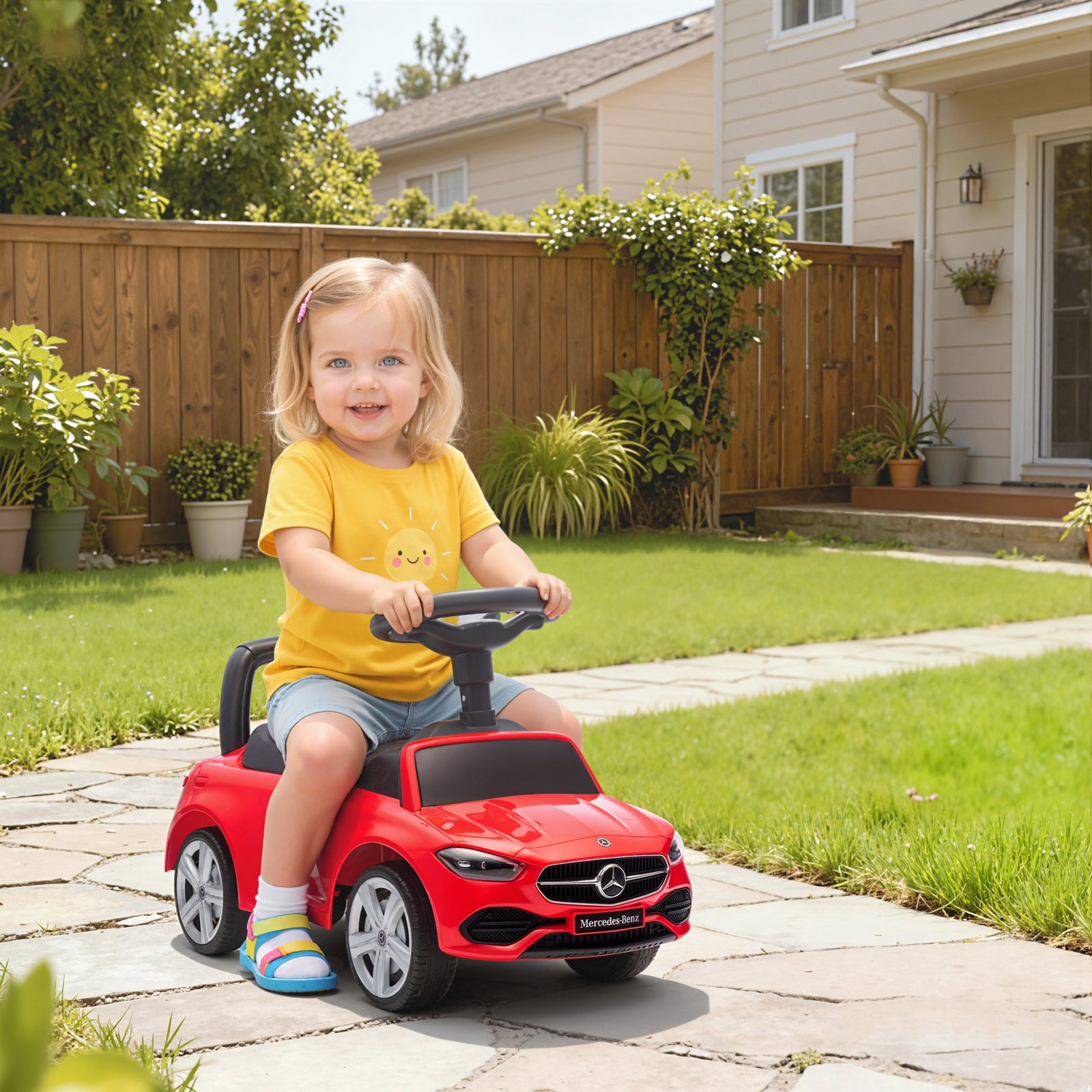 Official Mercedes-benz Ride On Car For 18-36 Months | Red