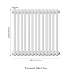 3637 Btu Horizontal 3 Column Radiator