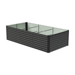 Large Metal Raised Garden Bed 240cm W X 120cm D X 60cm H