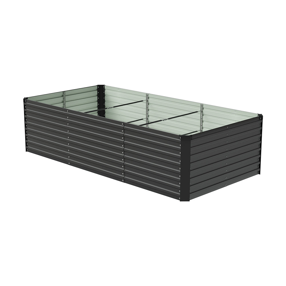 Large Metal Raised Garden Bed 240cm W X 120cm D X 60cm H
