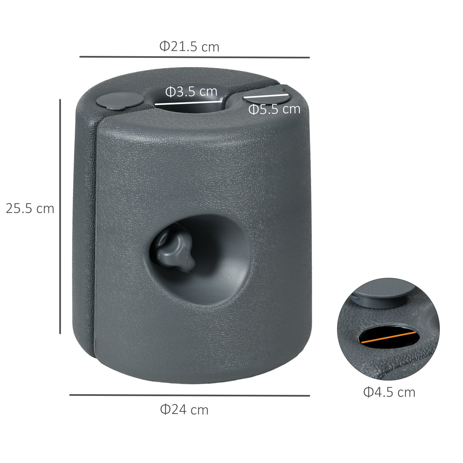Gazebo Weights Set Of 4 For Pop Up Gazebo, 48kg | Light Grey