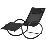 Rocking Lounger Zero Gravity Chair | Black