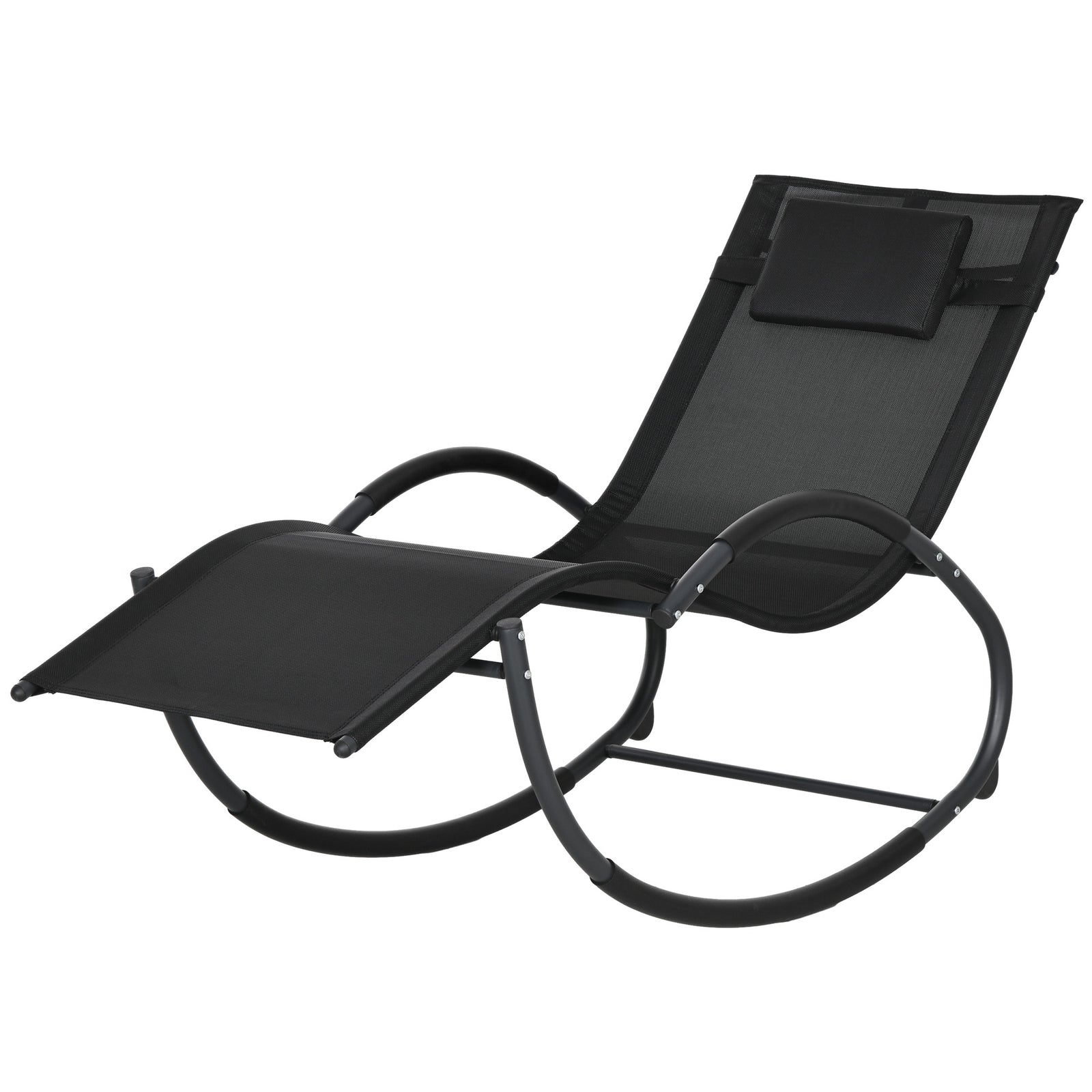 Rocking Lounger Zero Gravity Chair | Black