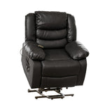 Brooklyn Electric Riser Recliner With Massage And Heat | Black