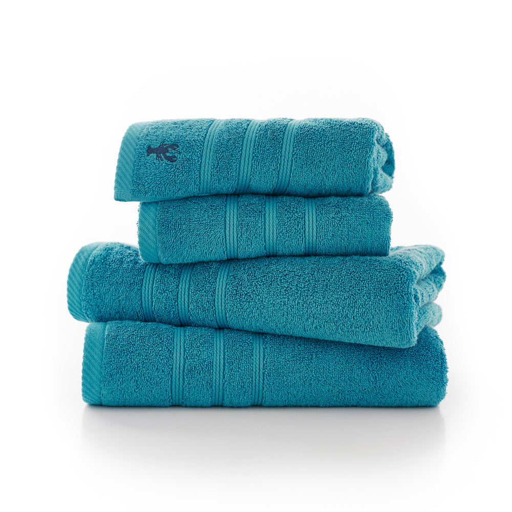 Kaleidoscope 550gm Combed 100% Cotton Towels | Bath Sheet | Turquoise