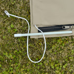 Garden Parasol Cover For 2-4m Outdoor Umbrella Uv Protector | Khaki