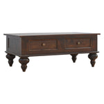 Turned 4 Drawer Coffee Table
