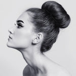 Medium Hair Doughnut Bun Ring 80mm Dark Brown