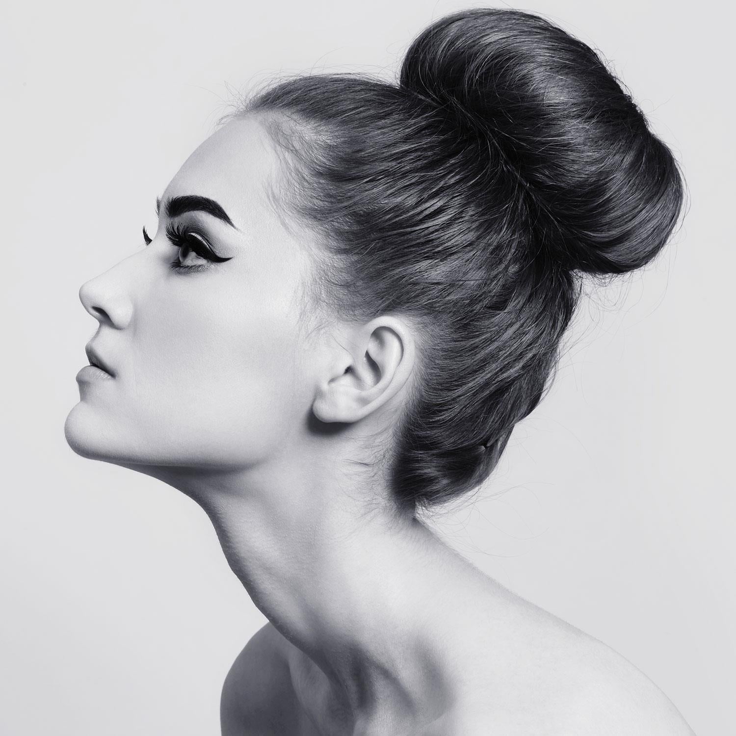 Medium Hair Doughnut Bun Ring 80mm Dark Brown