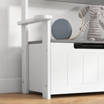 2 In 1 Toy Box For Kids With Safety Lid For Bedroom, Nursery | Grey