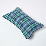 Tartan Check Cotton Cushion Cover | 30cm x 50cm | Blackwatch