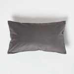 Velvet Cushion With Microfibre Insert | 30cm x 50cm | Grey