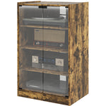 4-tier Hi-fi Stand With Adjustable Shelves | Rustic Brown