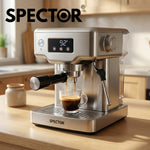 Spector 20 Bar Espresso Coffee Machine Maker Milk Frother Cappuccino Latte Cafe