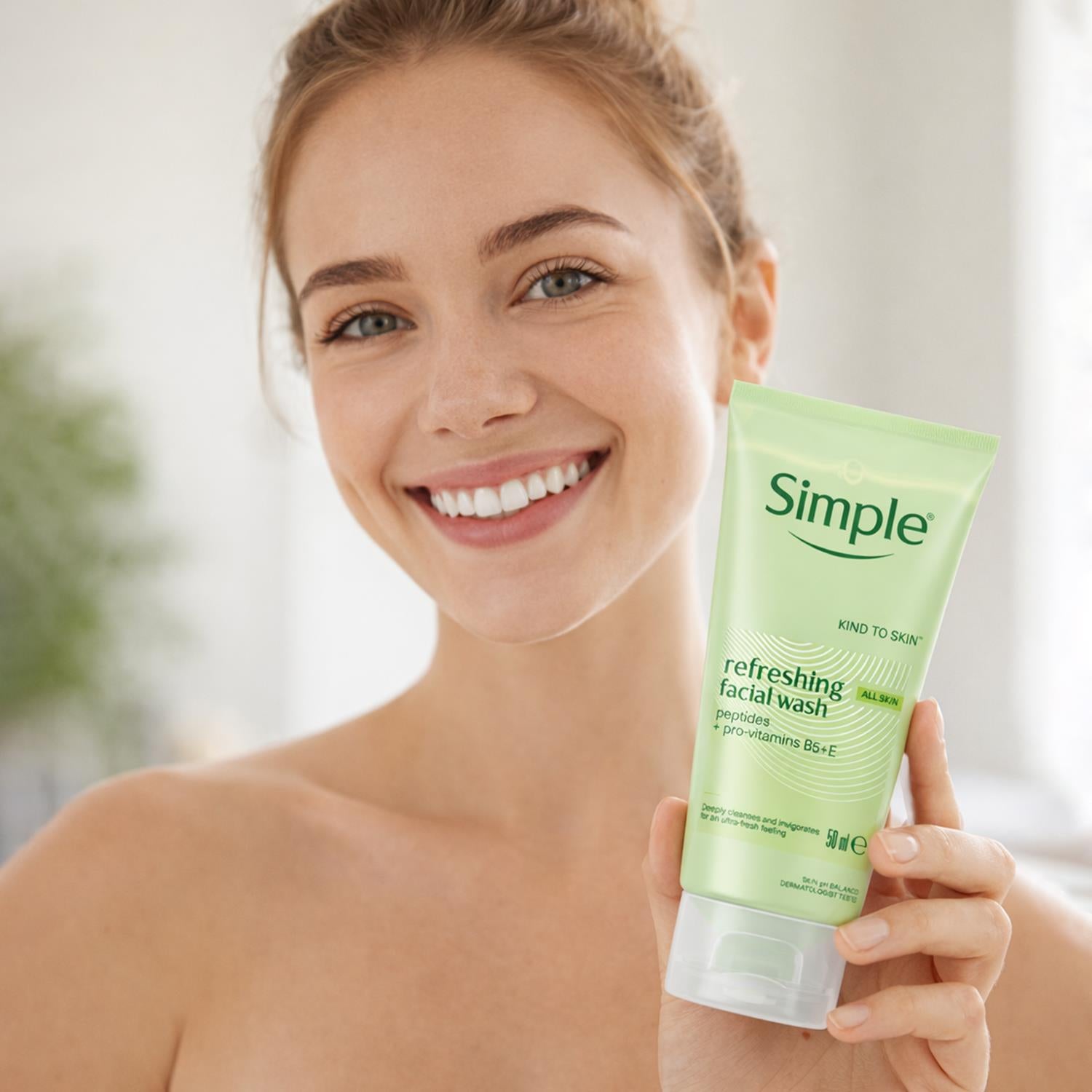 Simple Travel Wash 50ml Day Cream Spf 15 & Night Cream Bundle