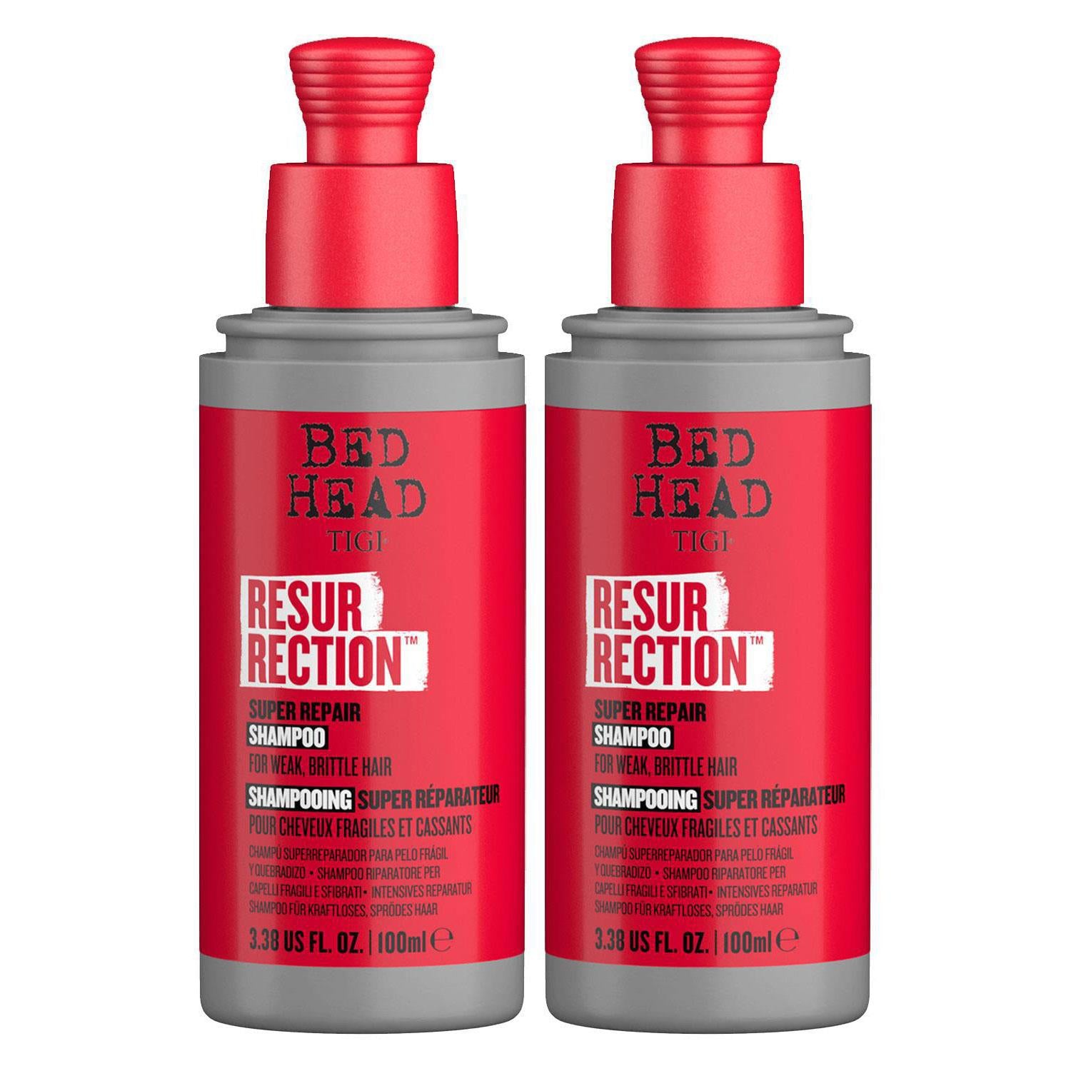 Resurrection Repair Shampoo For Weak, Brittle Hair, 100 Ml, 2pk