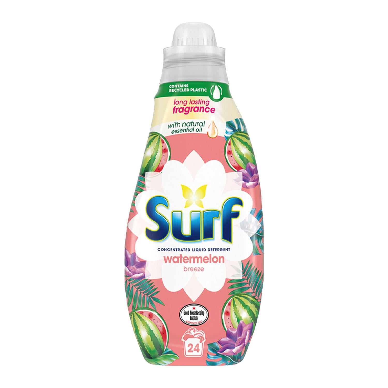 Watermelon Breeze Lasting Fragrance Liquid Detergent 648ml | Set of 4