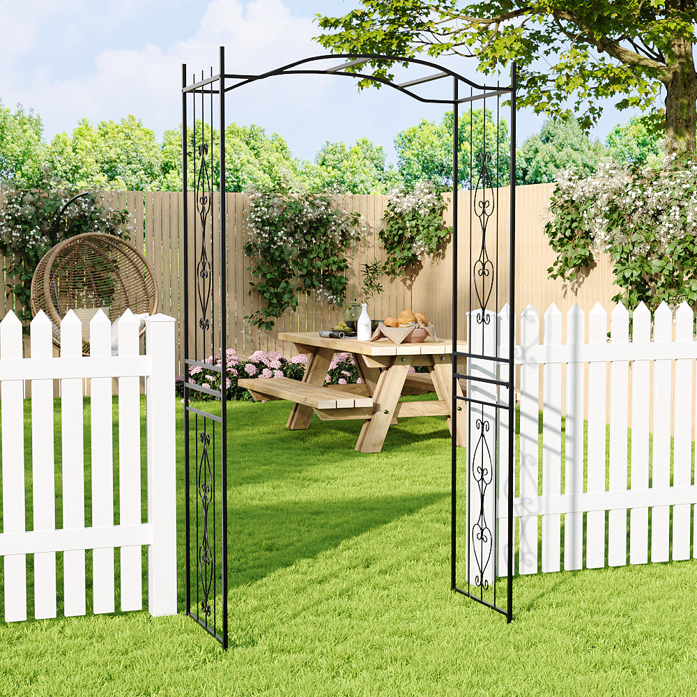 Black Garden Metal Arch