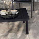 Aluminium Outdoor Coffee Table Patio Table | Black