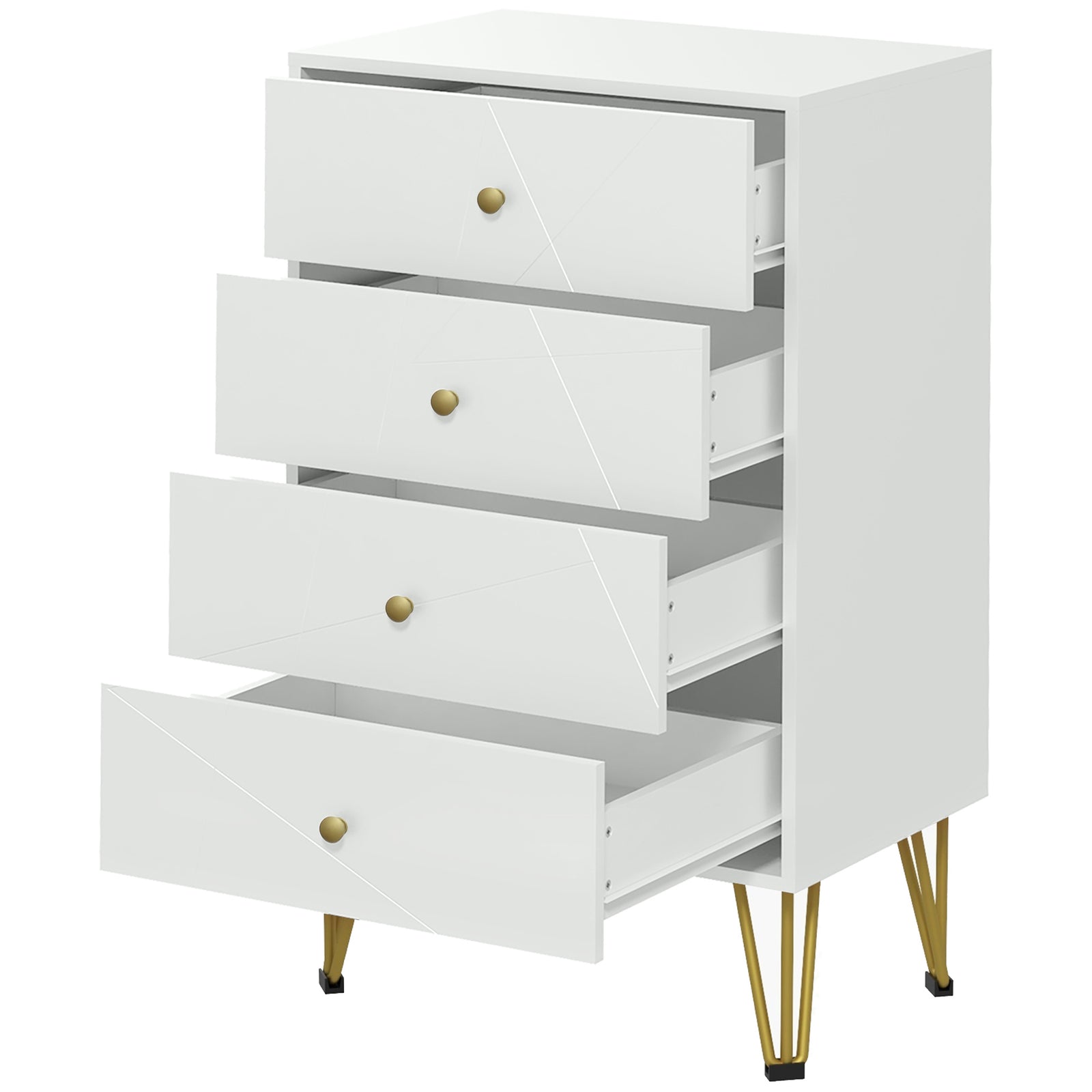 Chest Of Drawers, 4 Drawers For Bedroom