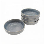 Reactive Ash Blue Glaze Dinnerware Pasta Bowl Set 20cm | Set of 6 | Blue