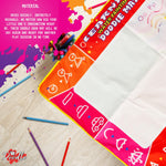 Doodle Water Painting Aqua Mat With 2 Water Pens Large Size, 100cm X 70cm