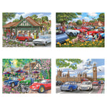 Nice Day For A Drive Jigsaw - 4 X 500 Piece Jigsaw Puzzles Multi Pack - For Adults