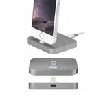 Aluminium Phone Dock Compatible With Eight-pin Devices | Gray