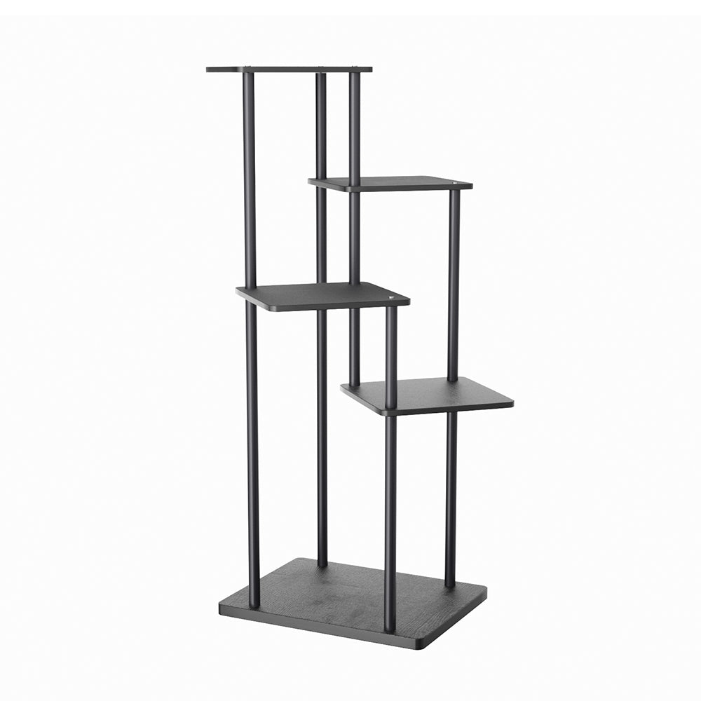 5-tier Tall Corner Plant Stand 95cm H Freestanding Plant Display Shelf For Indoor Garden | One Size | Black