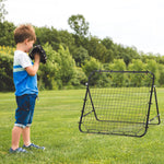 Rebounder Net Practise Football Target Goal | Black