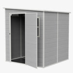 Breeins 6x6 Ft Pent Roof Garden Storage Shed