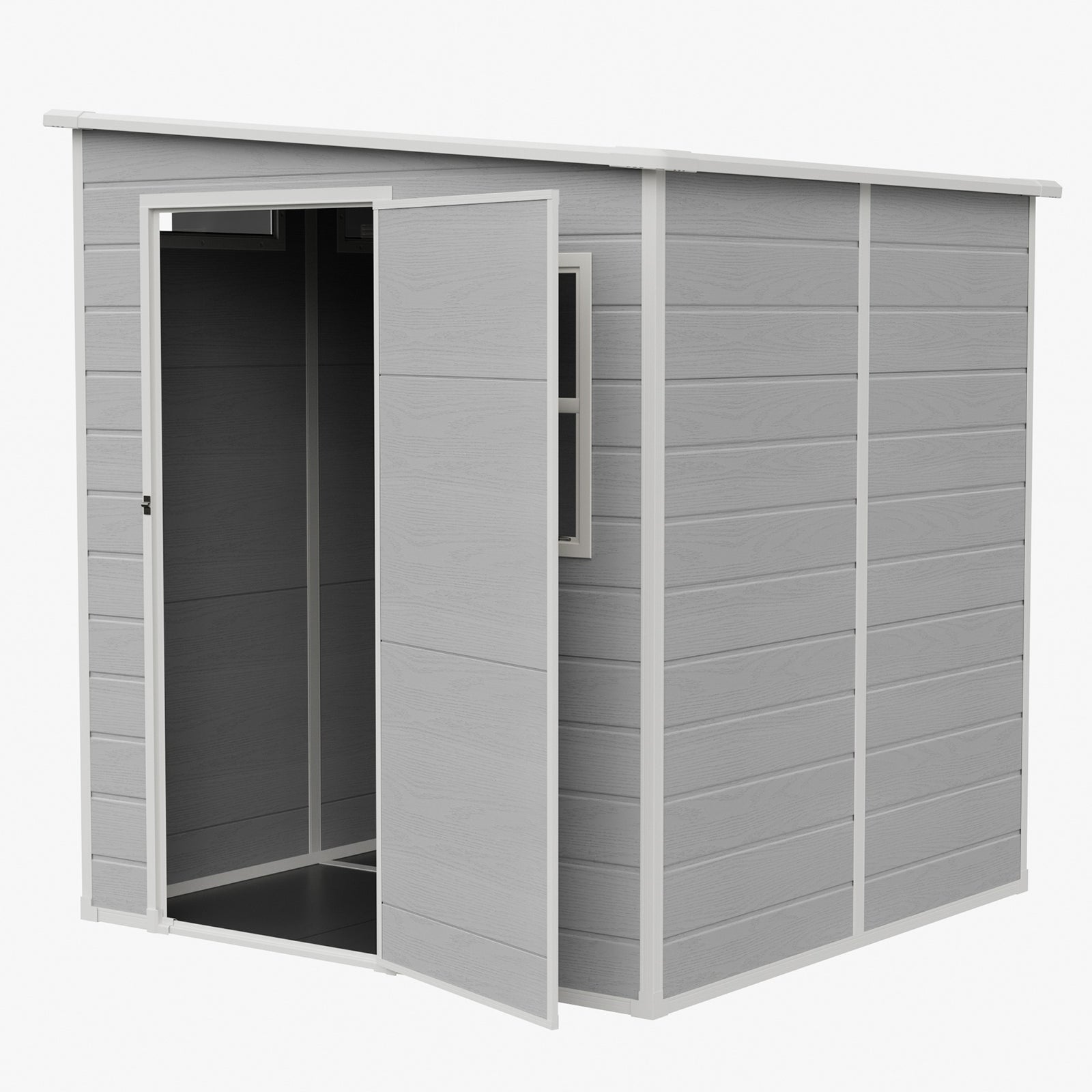 Breeins 6x6 Ft Pent Roof Garden Storage Shed
