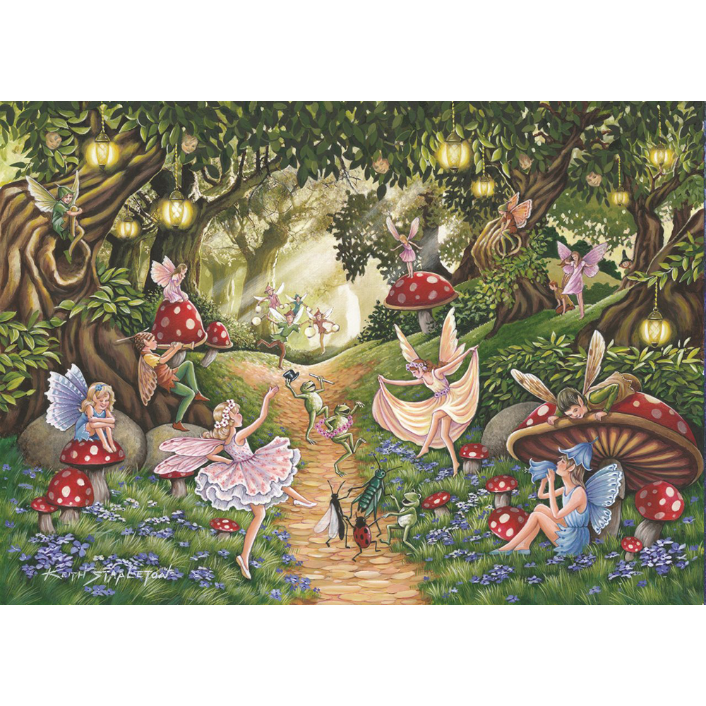 Faerie Dell - Big 500 Piece Jigsaw Puzzle For Adults & Kids, With Extra Large Pieces