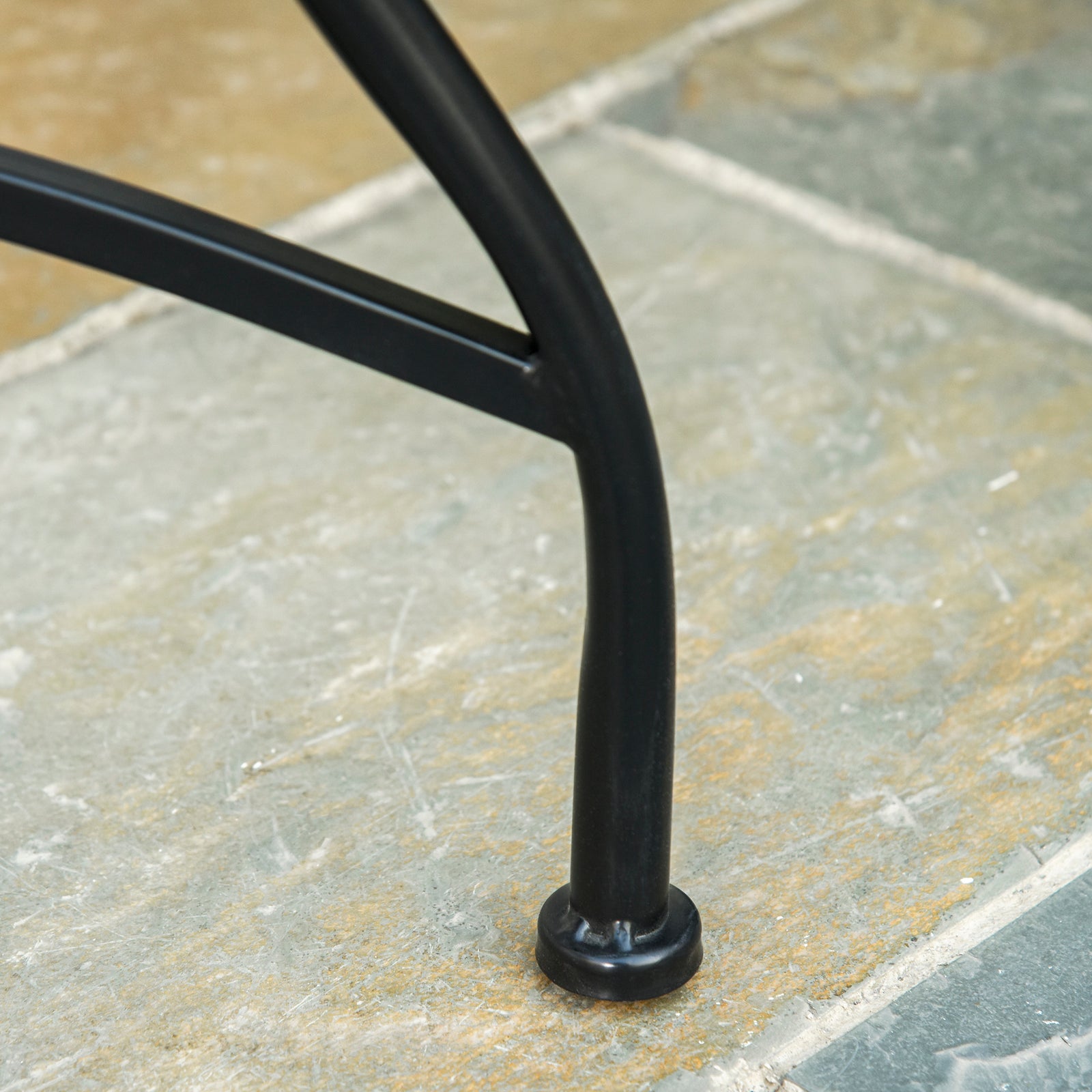 60cm Round Mosaic Side Table -grey