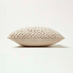 Sofia Pleated Velvet Cushion | 45cm x 45cm | Cream