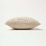 Sofia Pleated Velvet Cushion | 45cm x 45cm | Cream