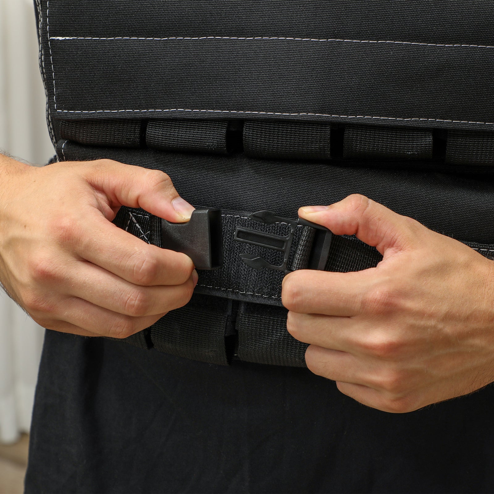 30kg Adjustable Weighted Vest With Reflective Strips