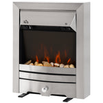 Electric Fireplace Stainless Steel 2kw Heater Led Fire Flame