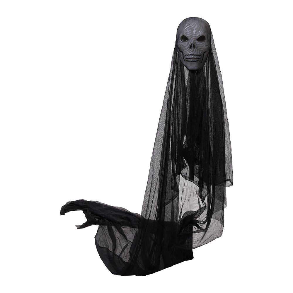 Halloween Sound Control Glowing Hanging Skeleton Ghost