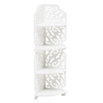 4-tier White Corner Plant Display Stand