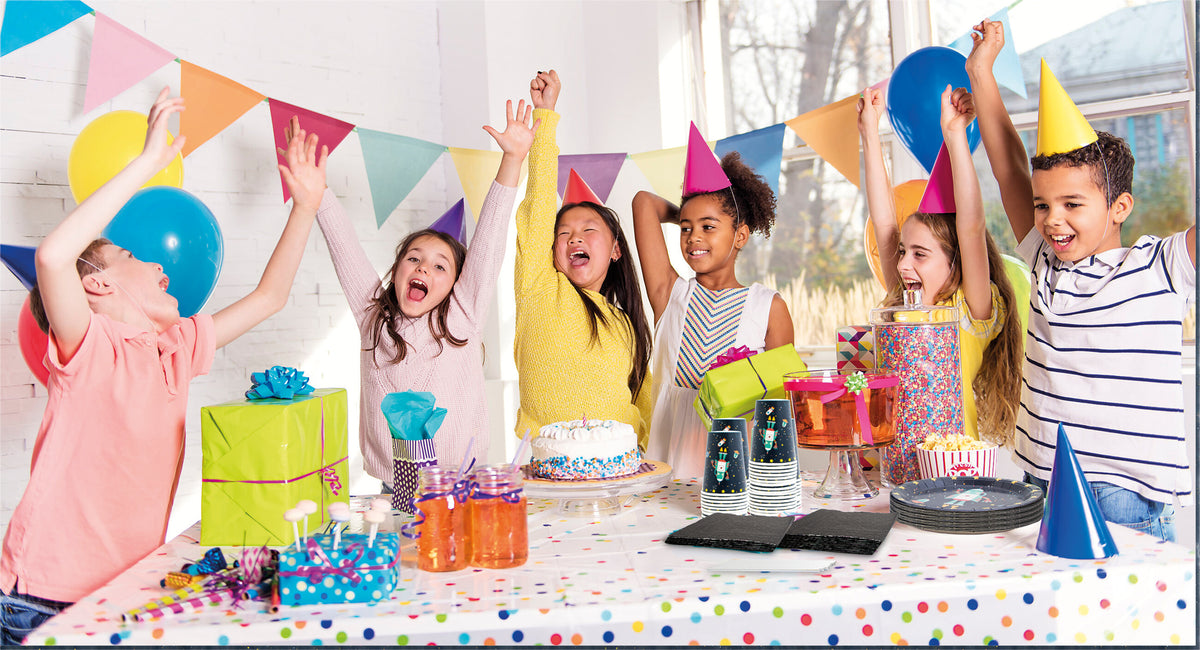 Cheetah 40 Piece Party Tableware Set Robot
