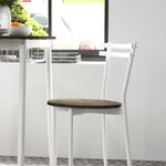 3pc Dining Table Set, Oval Table, Natural