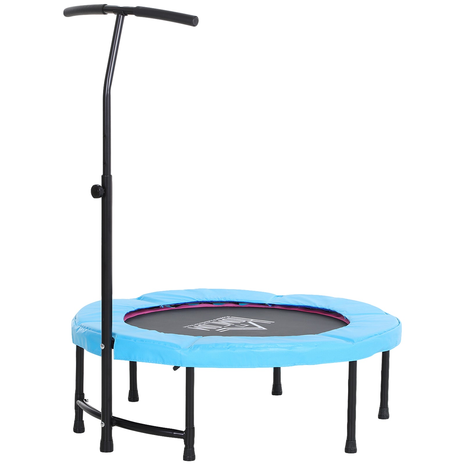 40'' Mini Trampoline, Adult Rebounder Jumper W/ Handle | Blue