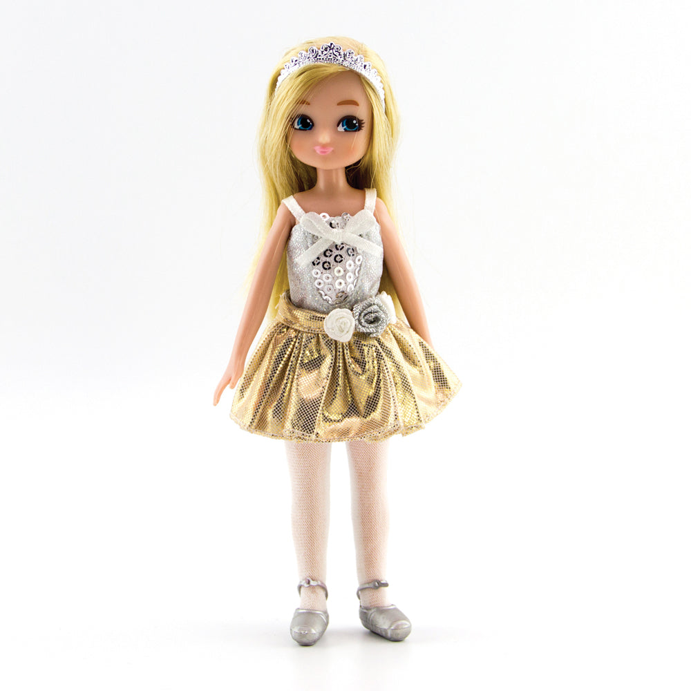 Bigjigs Toys Swan Lake Doll with Sparkly Outfit, 18cm Tall